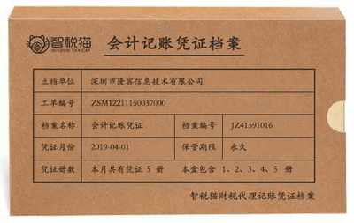 一般納稅人企業代為記賬服務案例-深圳市隆賓信息技術代理記賬案例